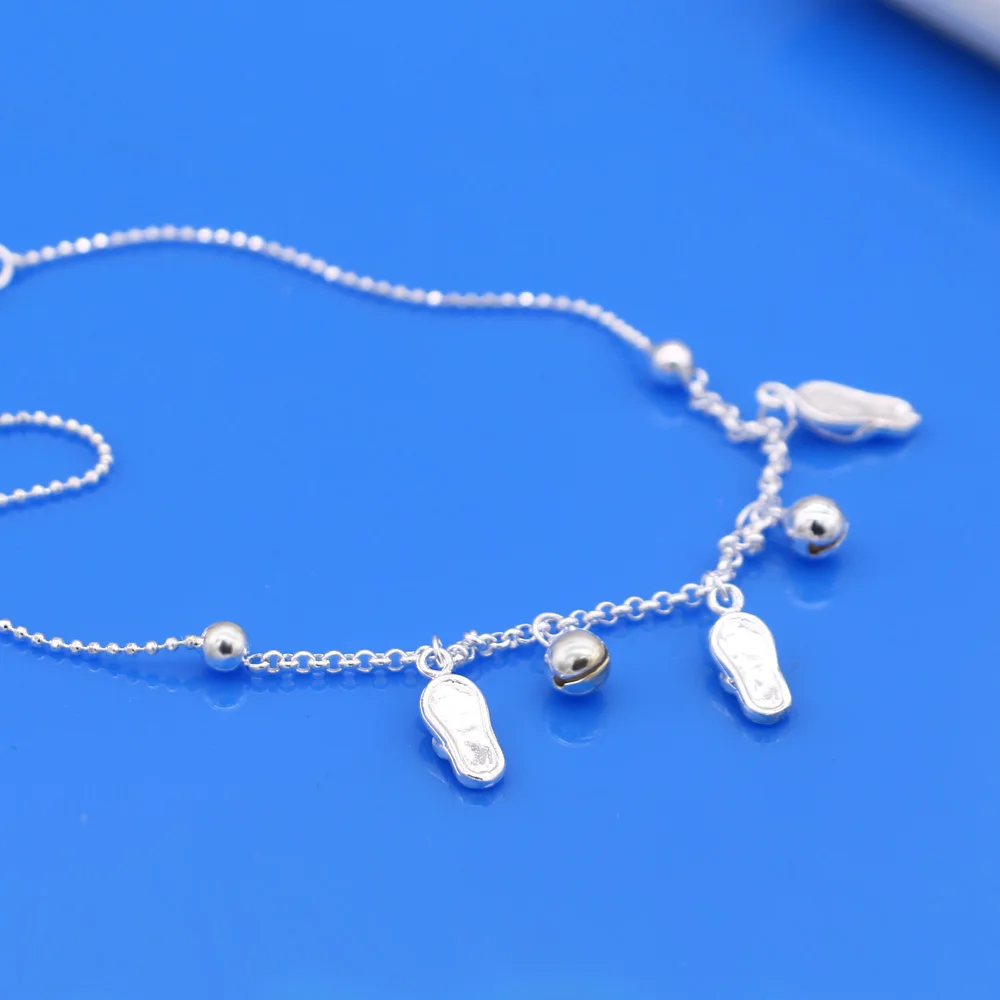 Женский винтажный пляжный ножной браслет Dankadi ножные браслеты из стерлингового