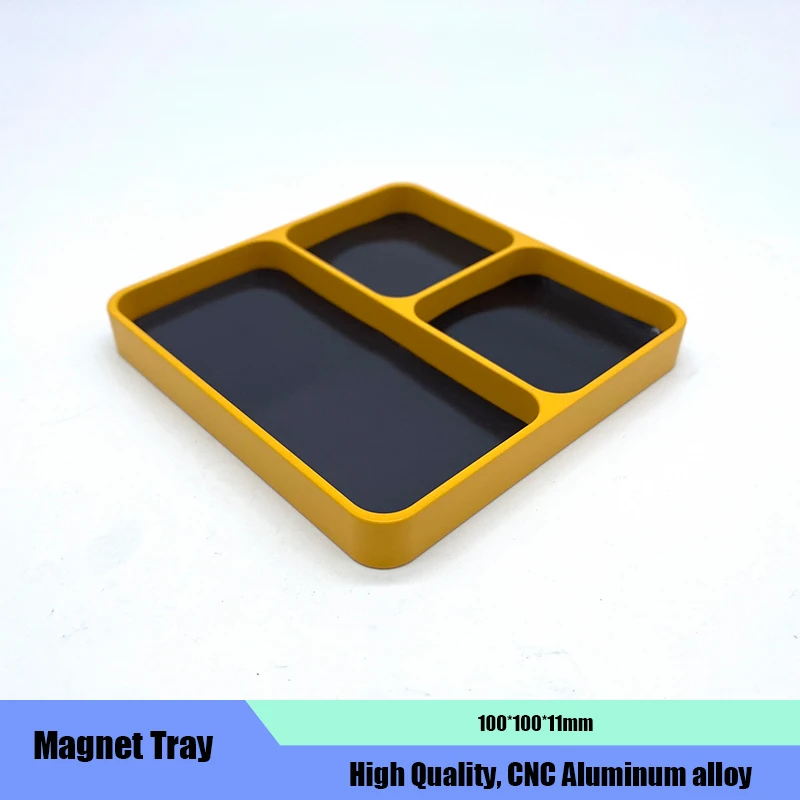 

100*100mm Metal Magnet Screws Tray Parts Tray Screws Holder Plate Tools