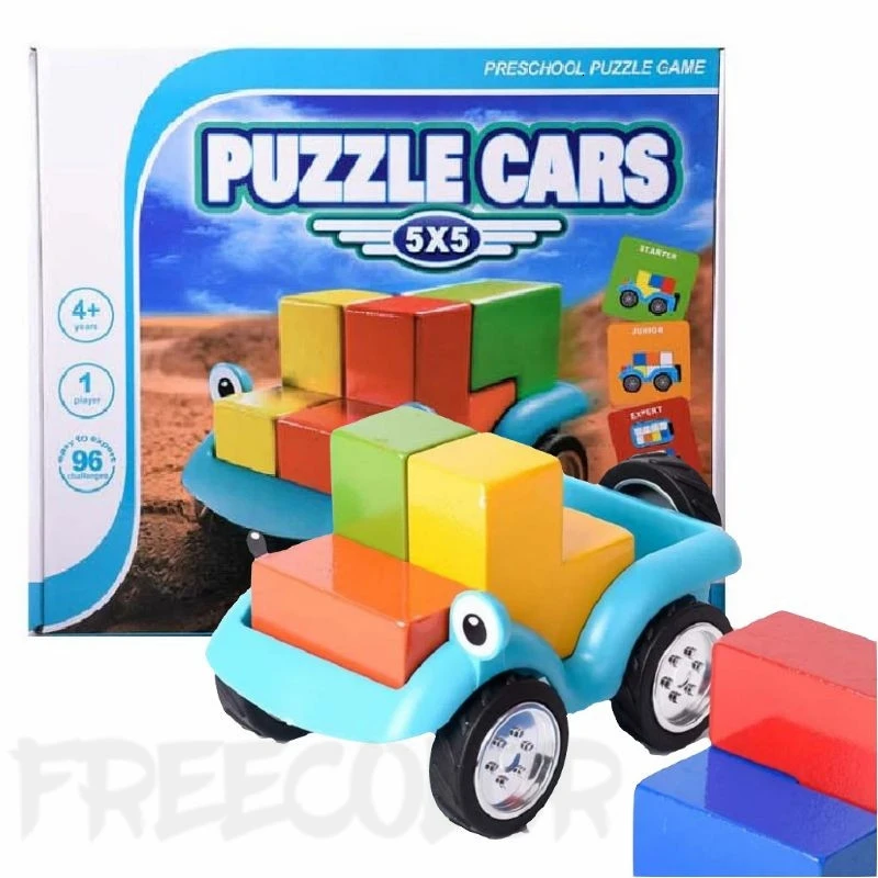 Умный пазл игра в автомобиль 60 вызовов с решением Обучающие игрушки IQ для детей