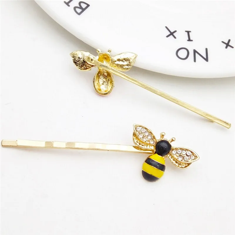 Модные украшения для волос с кристаллами и крыльями девочек милые заколки в виде