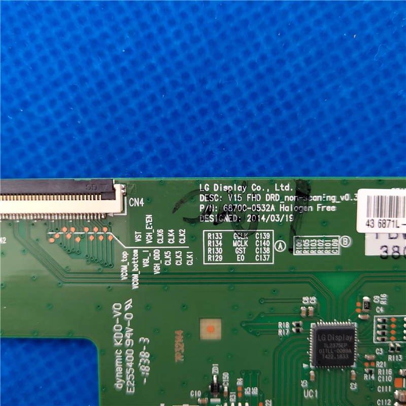 Good test 6871L-3806BE 6871L-3806BF for 43 INCH TV logic board 6870C-0532A 6871L-3806B 6871L-3806H 6871L-3806 6871L-3806D T-CON