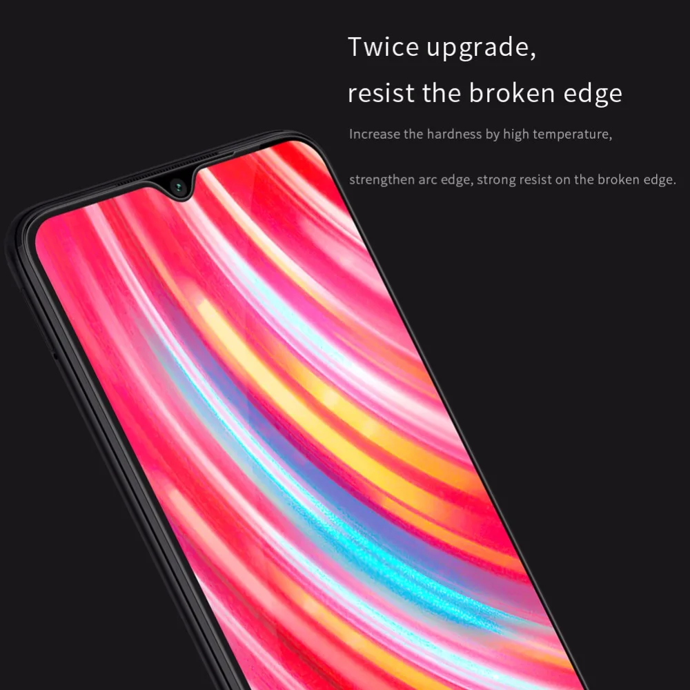Защитное стекло с полным покрытием для Xiaomi Redmi Note 8 Pro Nillkin XD CP+ Max, защитная пленка из закаленного стекла