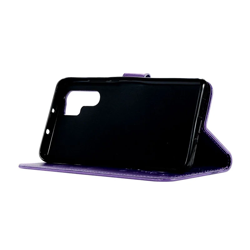 Чехол из искусственной кожи с бабочкой для huawei p20 lite y6 Y7prime откидной клапан с ремешком для Honor P30 Pro Nova4 10Lite 8X 8C y9