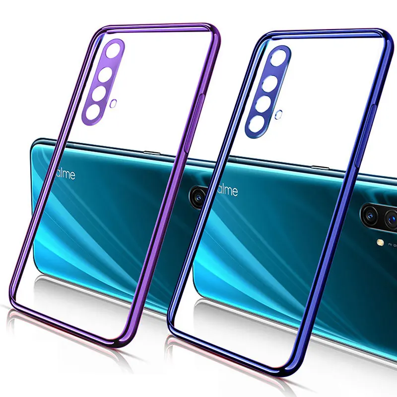 luxury plating phone case for oppo realme x3 superzoom case shockproof protection cover for realme x3 superzoom case shell funda free global shipping