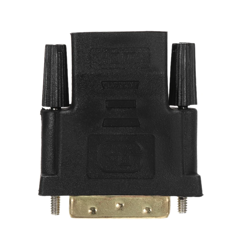 Адаптер DVI-I к HDMI-совместимым черным двойным звеньем (24 + 5 контактов)