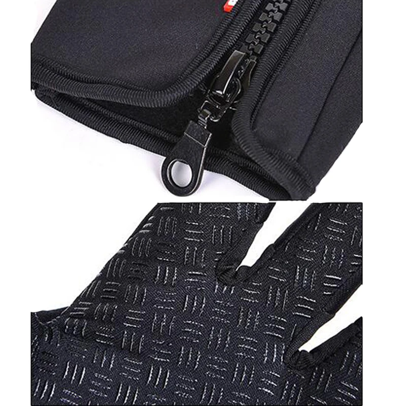 Наружные спортивные Водонепроницаемые зимние велосипедные перчатки для мужчин