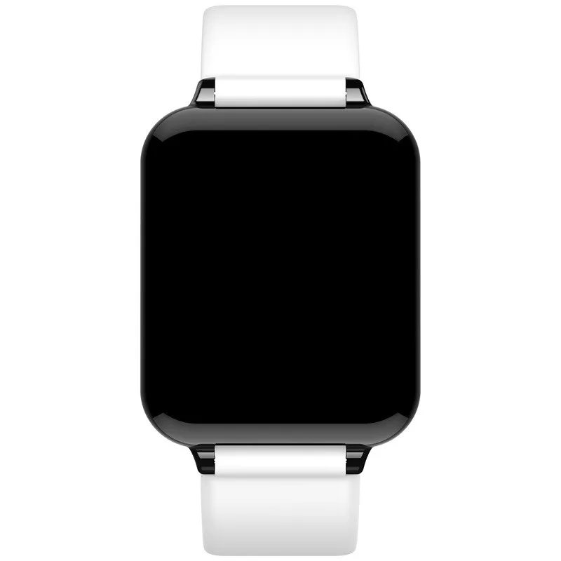 White not with box Умные часы B57, водонепроницаемые, спортивные, для iphone, телефона, умные часы, монитор сердечного ритма, функции кровяного давления для женщин, мужчин, детей - Цвет: White not with box