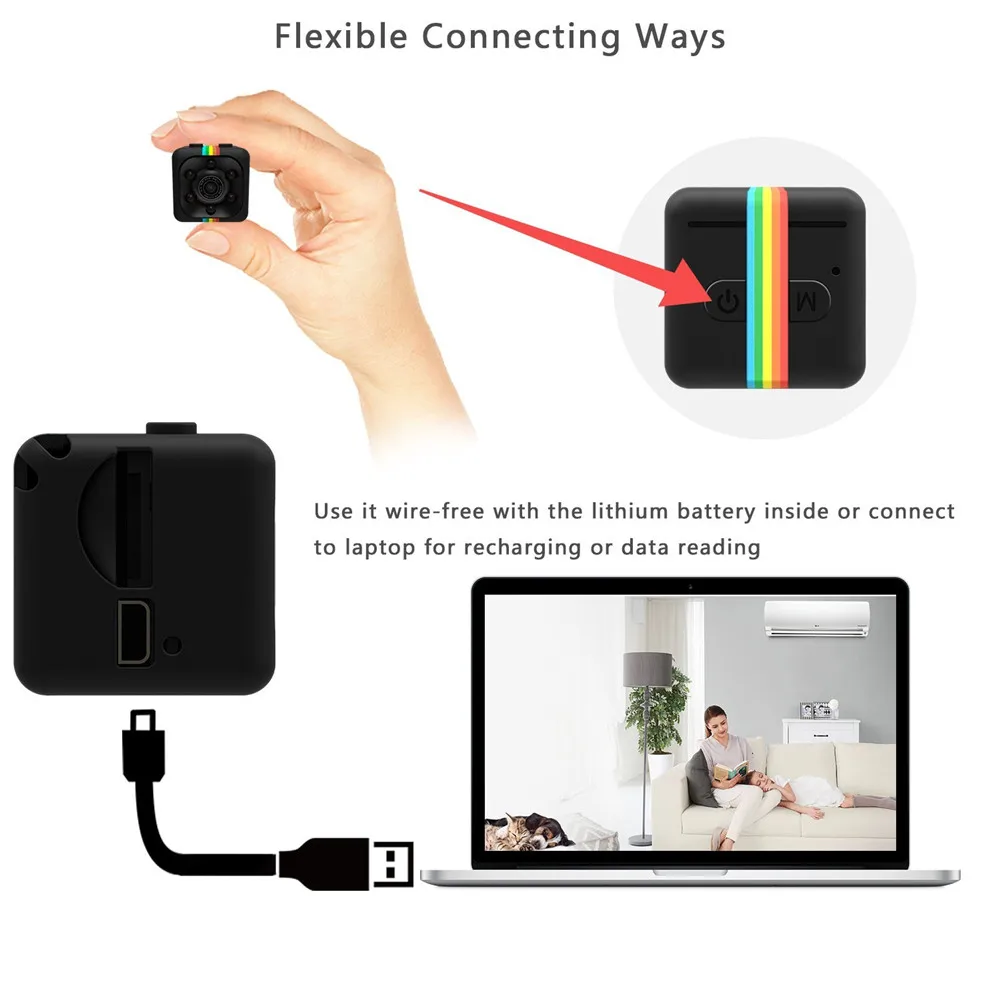 SQ11 Mini Camera Security 1080P HD Sensor Night Vision Recorder Camcorder Motion Micro Camera Sport DV Video Cam SQ16 Camera