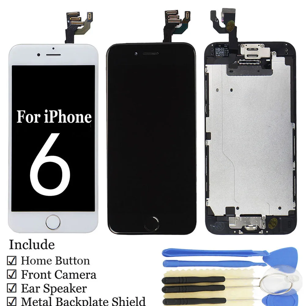 Полный комплект ЖК-экрана 4 7 дюйма для iphone 6 A1549 A1586 A1589 дисплей с 3D сенсорным