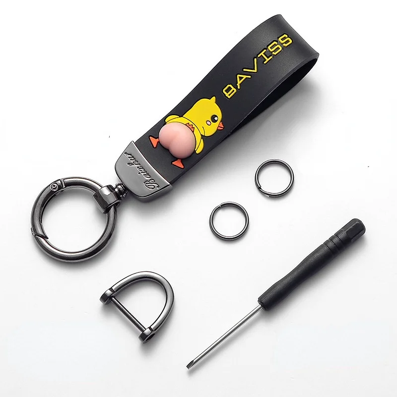 

Fashion Personality PVC Cartoon Key Button New Car Key Butt Pendant Creative Ornament Nightmare Before Christmas CN(Origin)