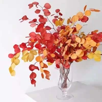 dried natural fresh forever branches preserved round leaves flowers apple eucalyptus for home decor wedding mariage
