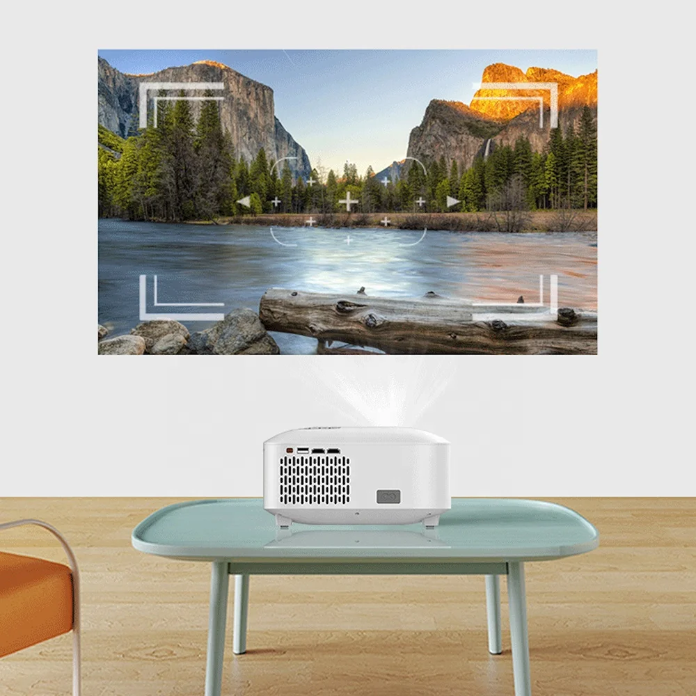 

VEEMI Home Portable 250 inch Screen 7000 Lumens HD LCD Video Player LED Projector