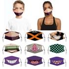 Маска для лица детская многоразовая с 3d принтом, Пылезащитная