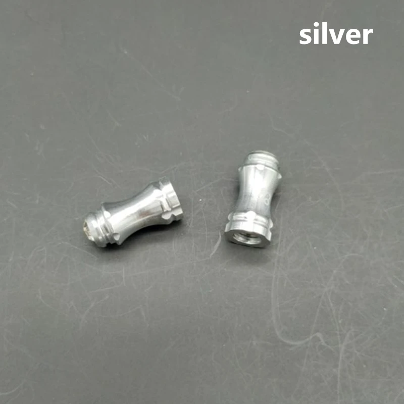 Fouriers VL-PE004 Road Bike Tyre stem Valve Cap Dust Covers For Presta French Valve bike wheel accessories - Цвет: silver