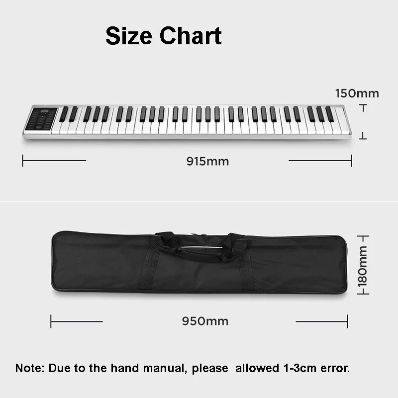 61 Keys Electrical Piano Professional Electric Piano Electronic Organ Electric Keyboard Musical Instruments Midi Controller