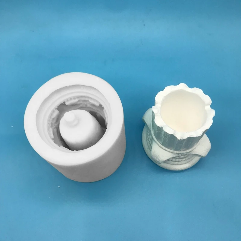 

MENGSHI Silicone Resin Mold Greek Pillar Flower Pot Roman Column Plant Pot Concrete Mold Epoxy Resin Mould for Beautiful and Cre