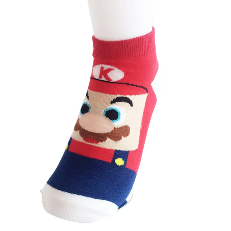 Аниме Супер Марио Брос Мультяшные детские носки Odyssey Yoshi экшн-фигурки игрушки для
