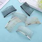 Расческа-вилка металлическая с мелкими зубьями, Шпилька для волос, свадебные аксессуары для волос, украшение для невесты, гребни сделай сам, аксессуары для укладки волос, 5 шт.