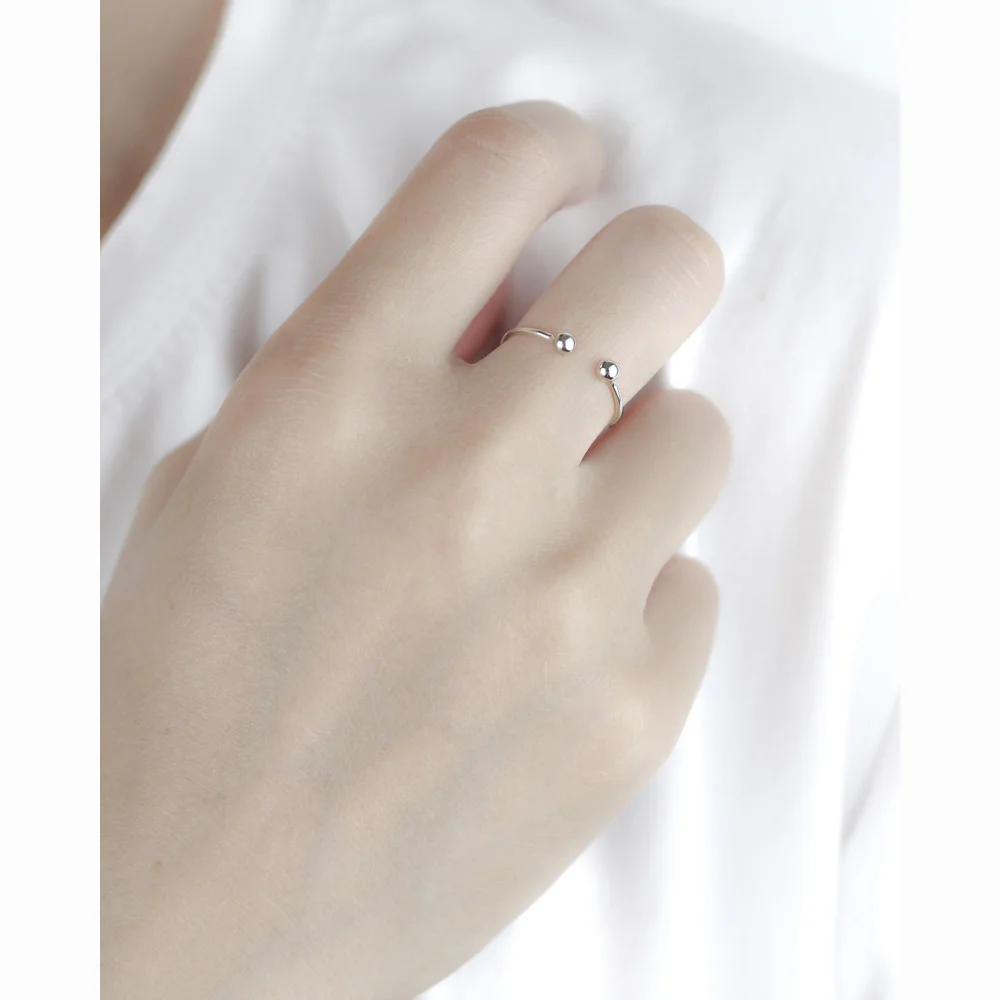 Женские открытые кольца Trustdavis роскошные обручальные из 100% стерлингового серебра