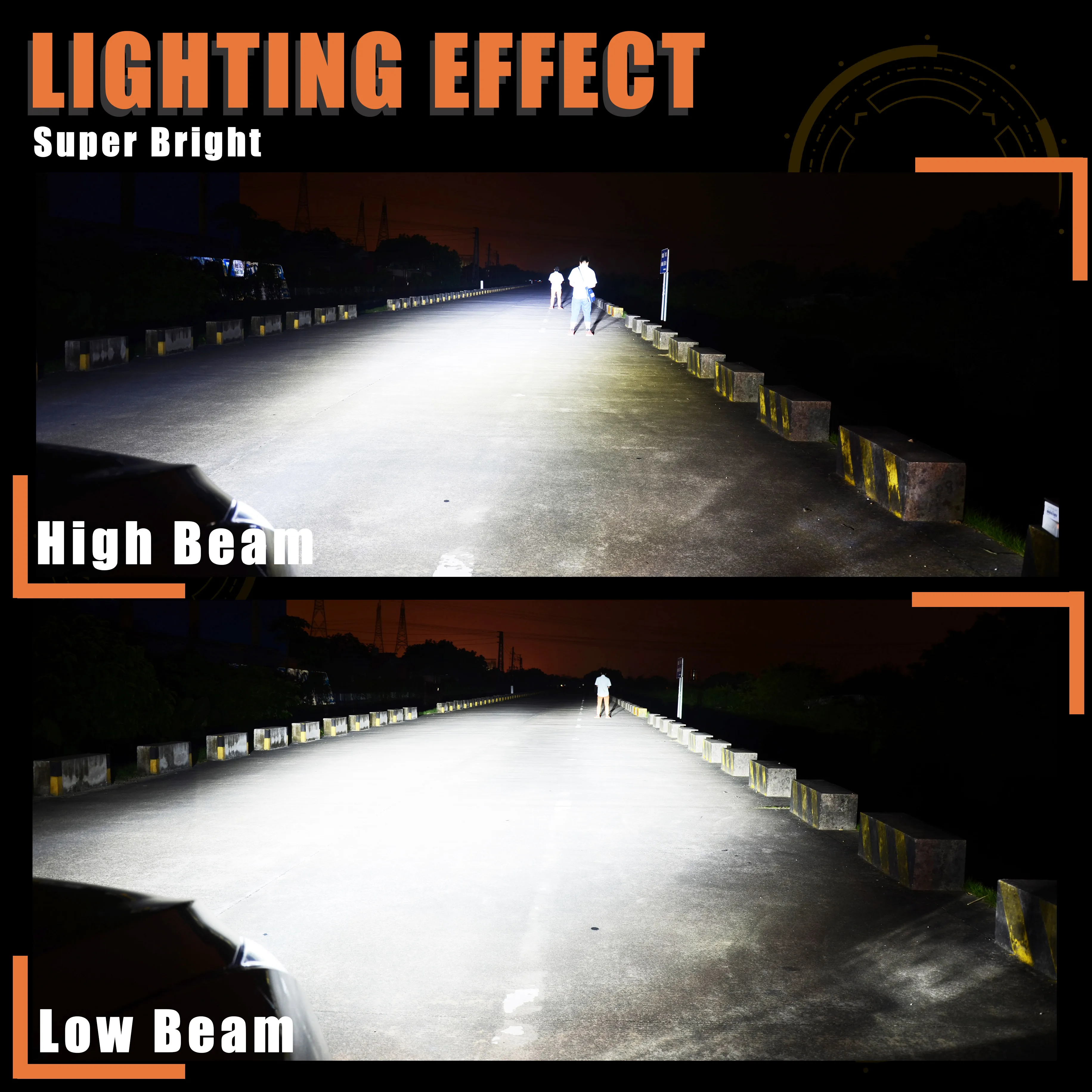Светодиодная лампа H4 6000K 12 В H7 H8 H9 H11|Передние LED-фары для авто| |