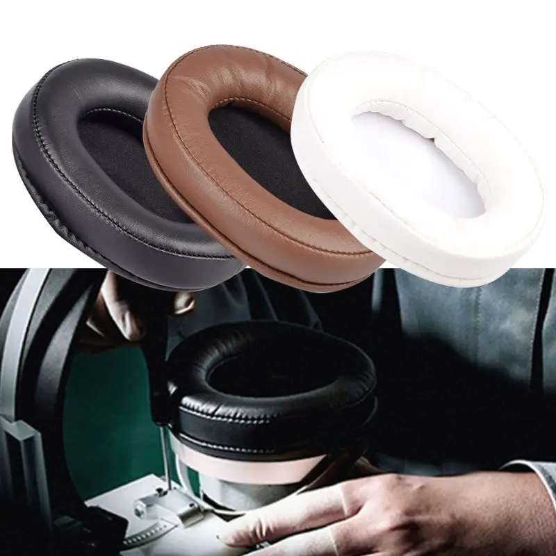 

1Pair Replaced Soft Leather Earpads Sponge Foam Ear Cushion Cover for SteelSeries Arctis 3 5 7 Headphone Headset
