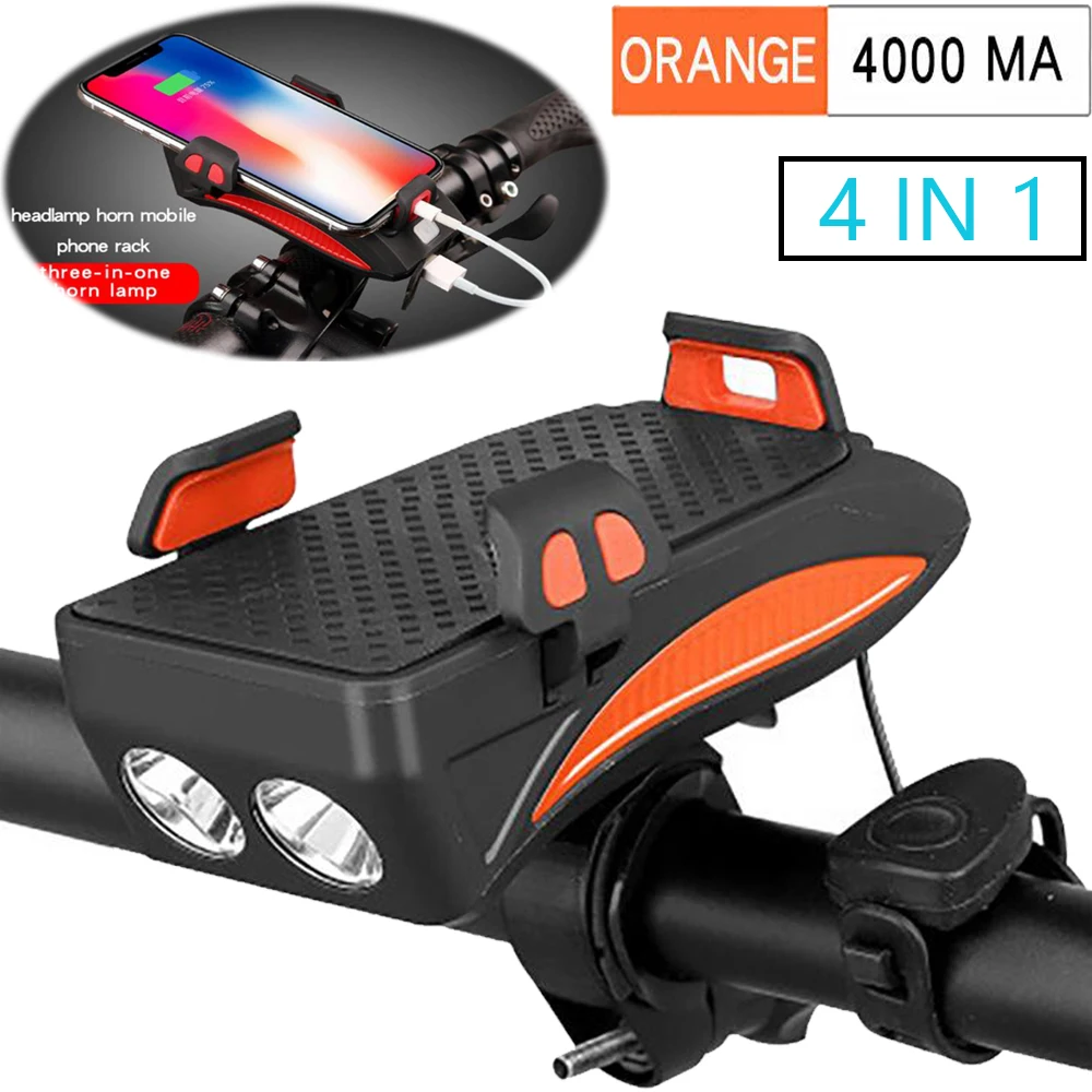 

Многофункциональный 400LM велосипедный головной светильник спереди светильник светодиодный 400LM головной светильник Мощность езда на велоси...