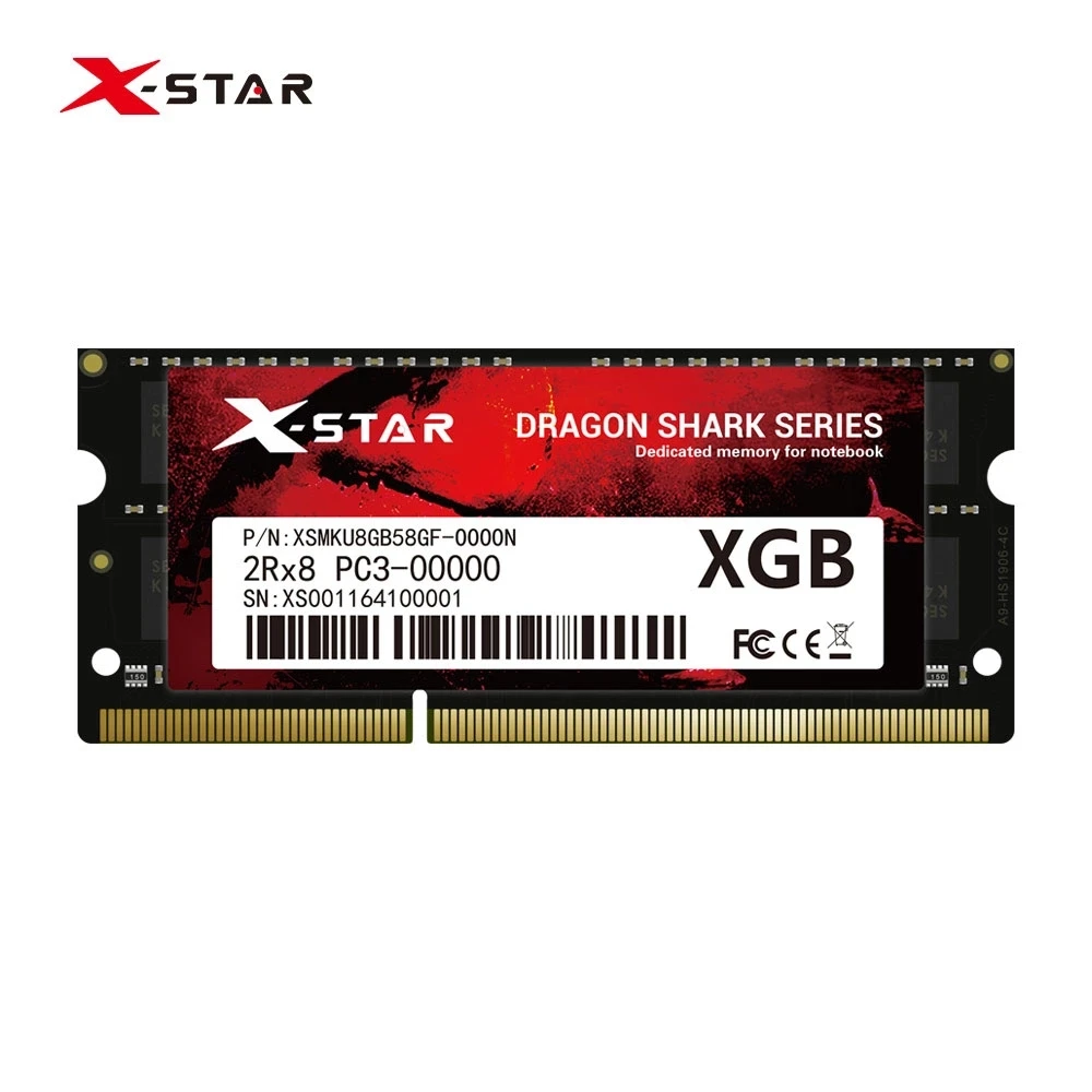 

XSTAR DDR3 4 ГБ 8 ГБ 1600 МГц SO-DIMM 1,5 V Тетрадь Оперативная память 204Pin sodimm памяти ноутбука