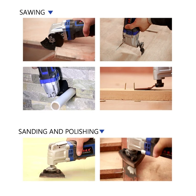 38 шт. Осциллирующие многофункциональные пильные диски для FEIN BOSCH Dremel Makita