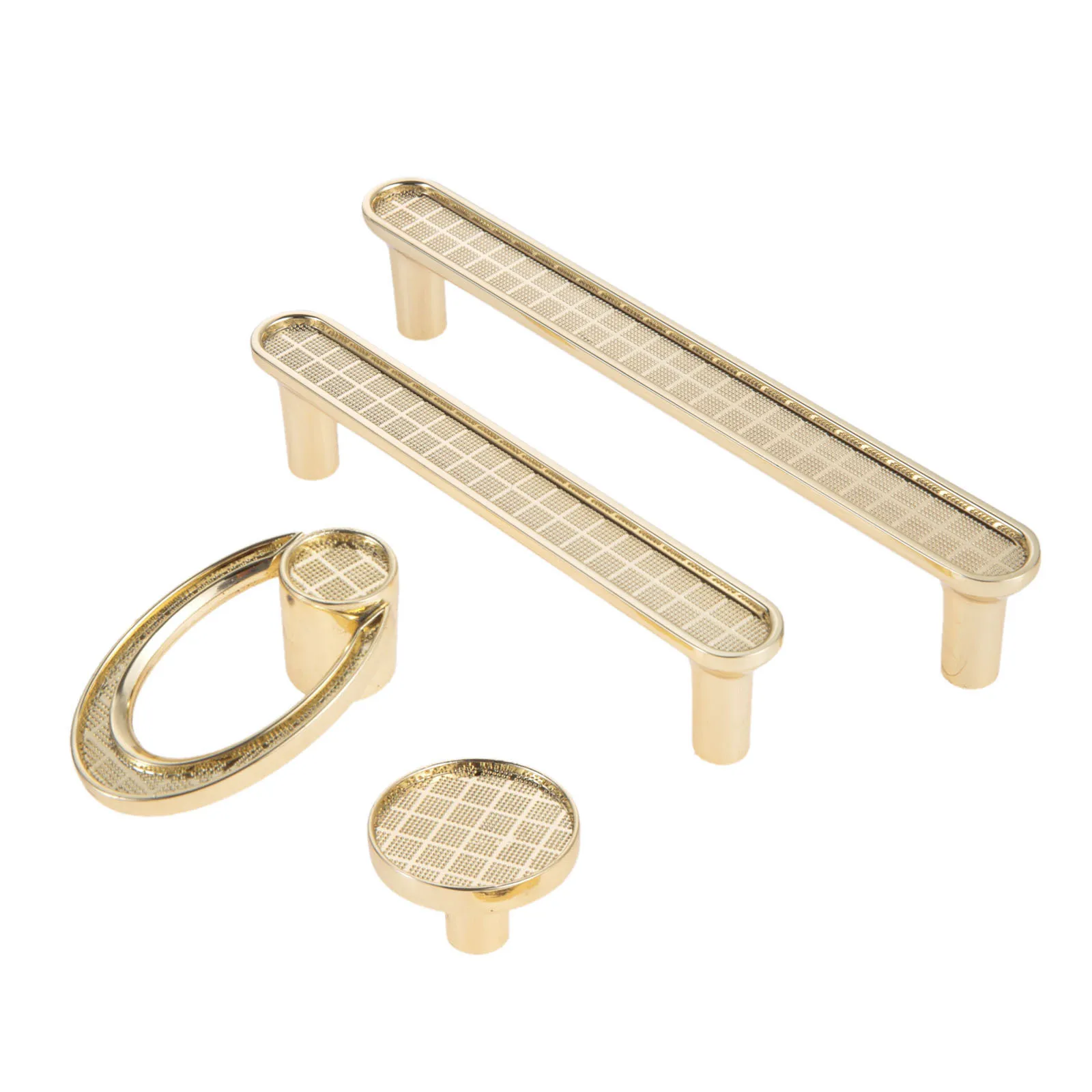 Каратного золота ручным выключателем/кольцо Ручка Современные нашивки Потяните