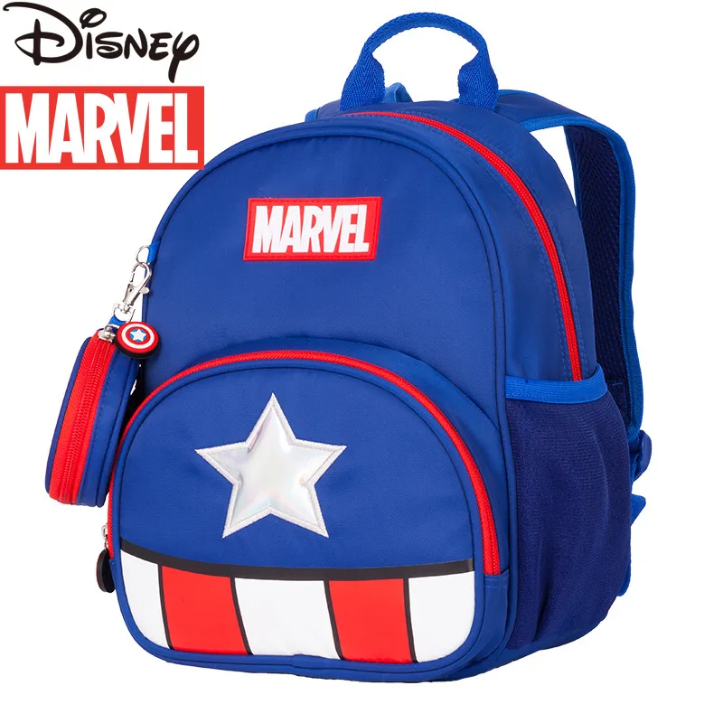 

Disney Marvel Captain America Primary Schoolbag Backpack Cartoon Simple Large Capacity Children's Schoolbag