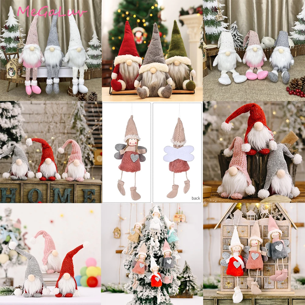 

New Year 2022 Christmas Faceless Doll Merry Christmas Decorations For Home Happy New Year Ornament Xmas Santa Claus Gift