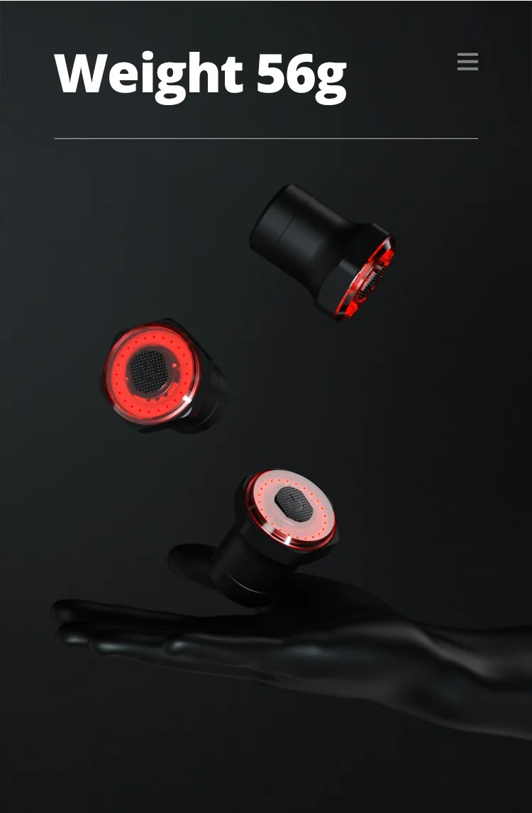 Велосипедный светодиодный светильник для езды на велосипеде MTB задний фонарь s