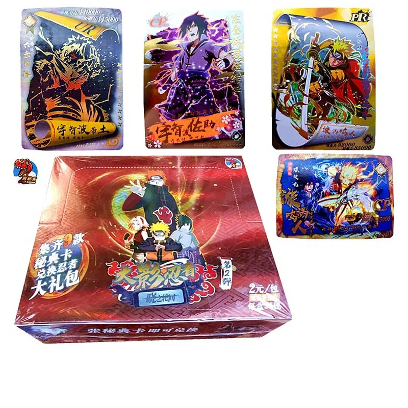 Cartas de juego de pel&iacute;cula de Narutoes para ni&ntilde;os, cartas de Anime japon&eacute;s de dibujos animados Hokage, Colecci&oacute;n SSP, Uchiha Sasuke, Ninja Wars R, juguetes para ni&ntilde;os-3