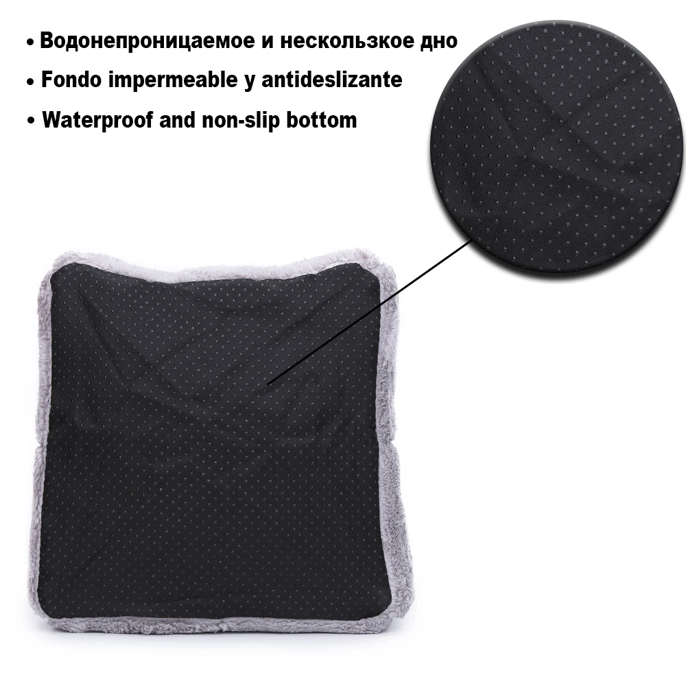 Фланелевая кровать для домашних животных собак питомник маленьких средних