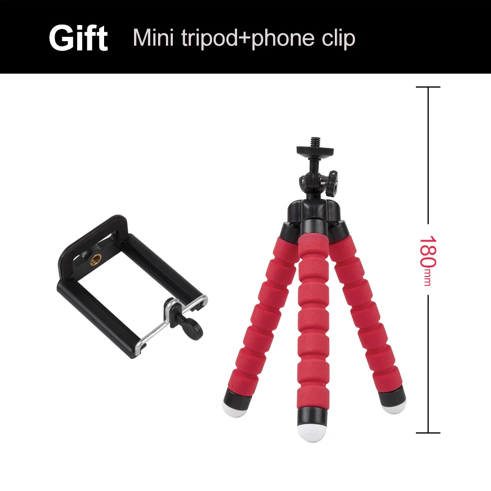 Портативный светодиодный кольцевой светильник с регулируемой яркостью для