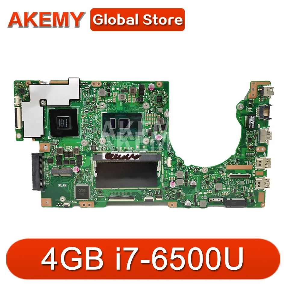 

Akemy New K501UX 4GB RAM/i7-6500U GTX950M/4G Motherboard For ASUS K501UX K501UB K501U K501 Laotop Mainboard Motherboard