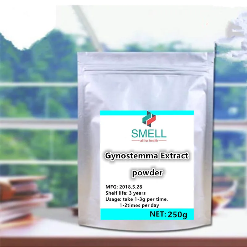 100g 1000g высокого качества без дополнений порошок экстракта гиностеммы/цзяо ГУ