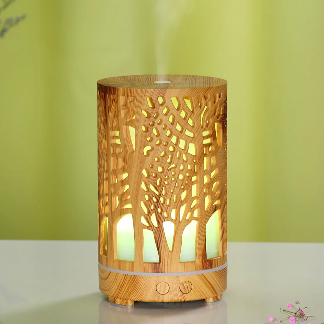 Ультразвуковой увлажнитель воздуха диффузор деревянный ароматический эфирное