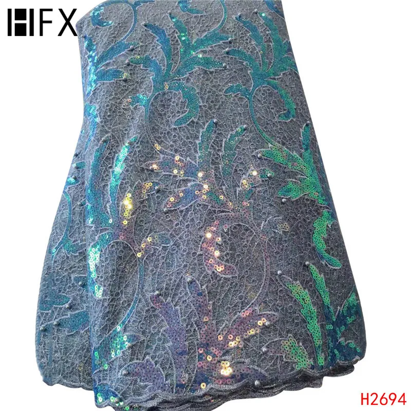 Кружевная ткань цвета шампанского золотого 2019 французская Тюлевая кружевная с