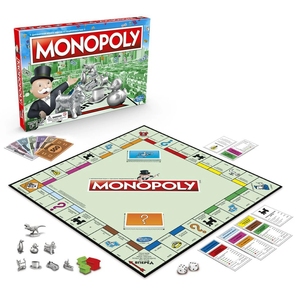 Игра настольная MONOPOLY C1009 Монополия Классика |