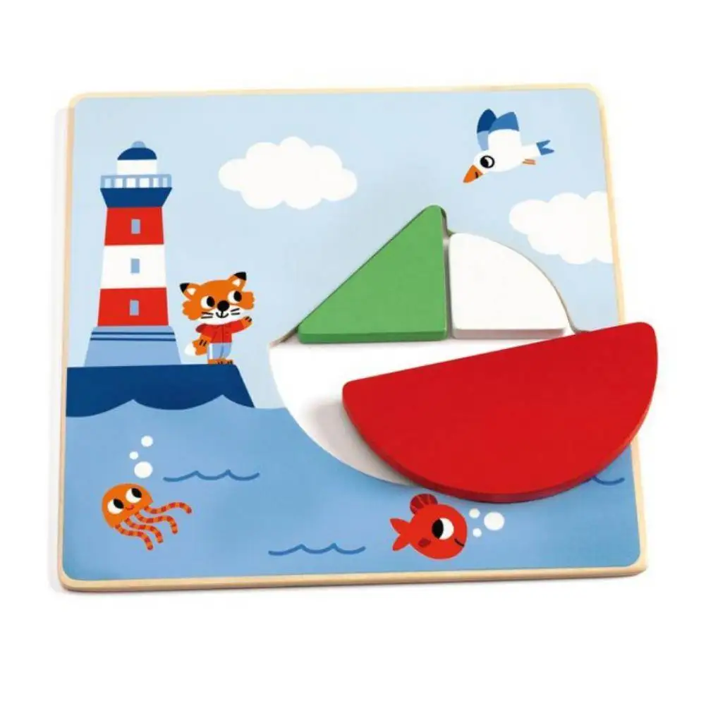 DJECO Развивающая игра &quotПазл-Танграм&quot мини | Игрушки и хобби