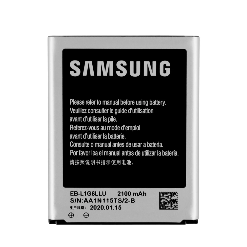 SAMSUNG оригинальный сменный аккумулятор EB L1G6LLU для Samsung GALAXY S3 I9300 I9128v I9308 I9060 I9305 L710 I535