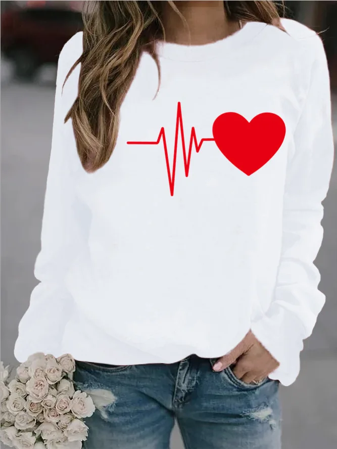 

Худи женское с флисовой подкладкой, теплая худи с принтом, креативный Повседневный пуловер, модный смешной свитшот, на осень