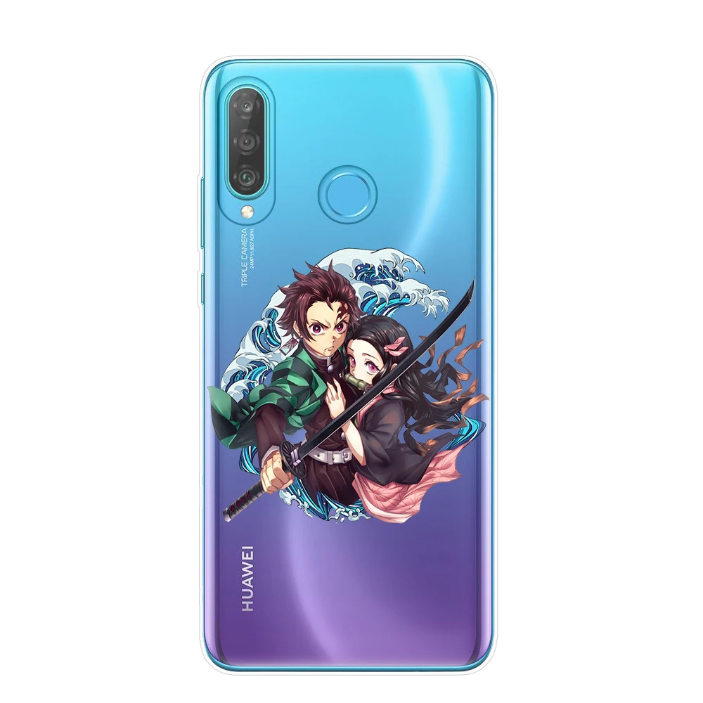 Kamado Nezuko Kimetsu no Yaiba Demon Slayer чехол для телефона Coque Huawei P30 P20 Lite Pro P10 P9 P8 2017 Fundas|Бамперы| |