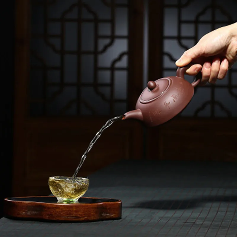Yixing Clay Teapot Infuser Zisha Kung Fu Tea Set New Purple 260ml Master Maker Fast Delivery With Gift Box | Дом и сад