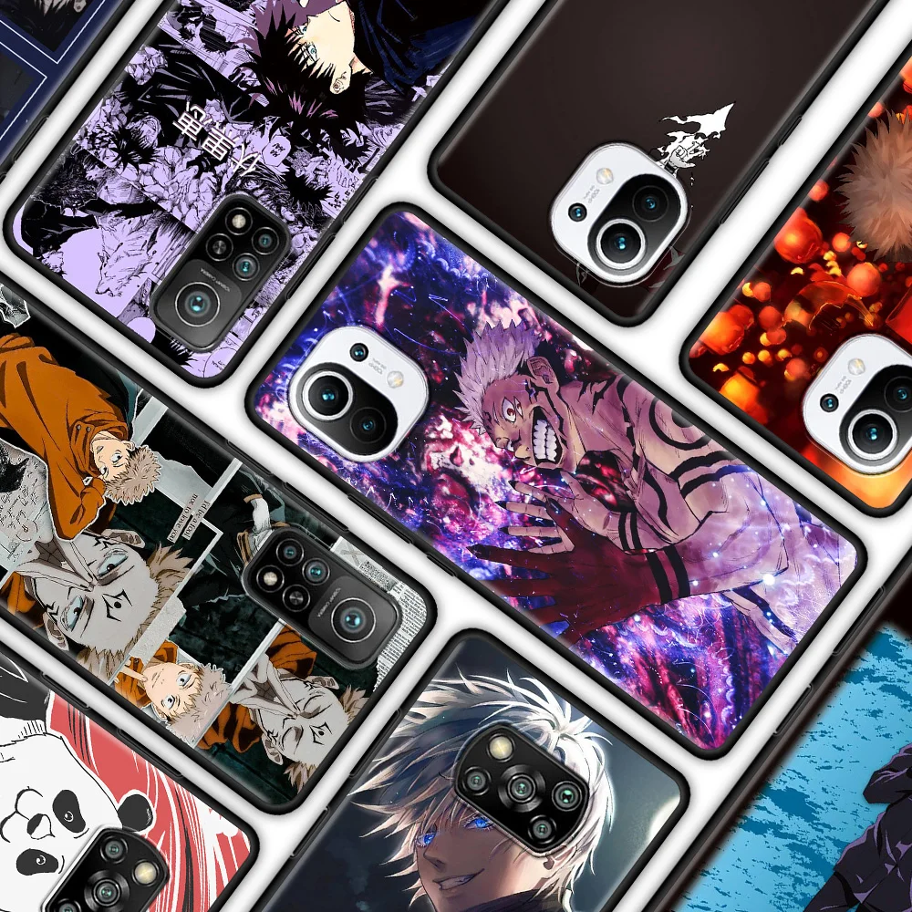 

Hot Jujutsu Kaisen Anime Phone Case for Xiaomi Mi 10T Pro Note 10 11 Lite 9T 10 5G A2 CC9 8 CC9E 9Pro 9 11X UItra Soft Cover Bag