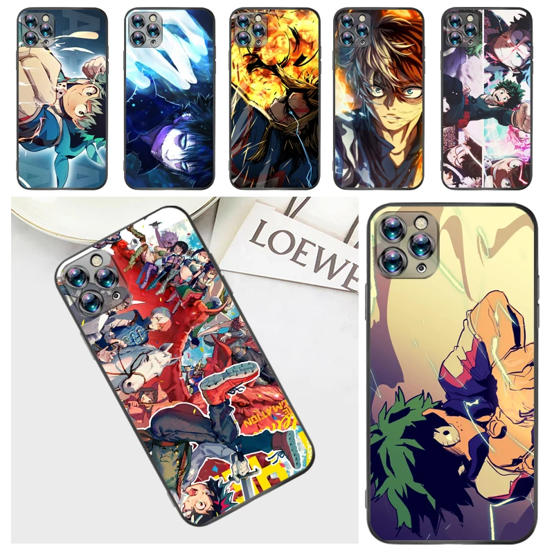 

My Hero Academia Tomura Boku Dabi Shigaraki Todoroki Shouto Bakugou Katsuki Phone Case For iPhone 7 8 Plus 6 6S Coque Cases