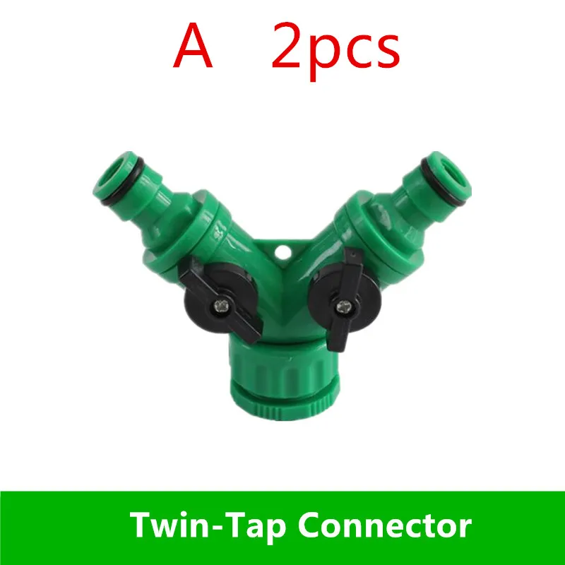 2 шт. Y тип водопроводной сплиттер с быстрым адаптером для микроспринлерного