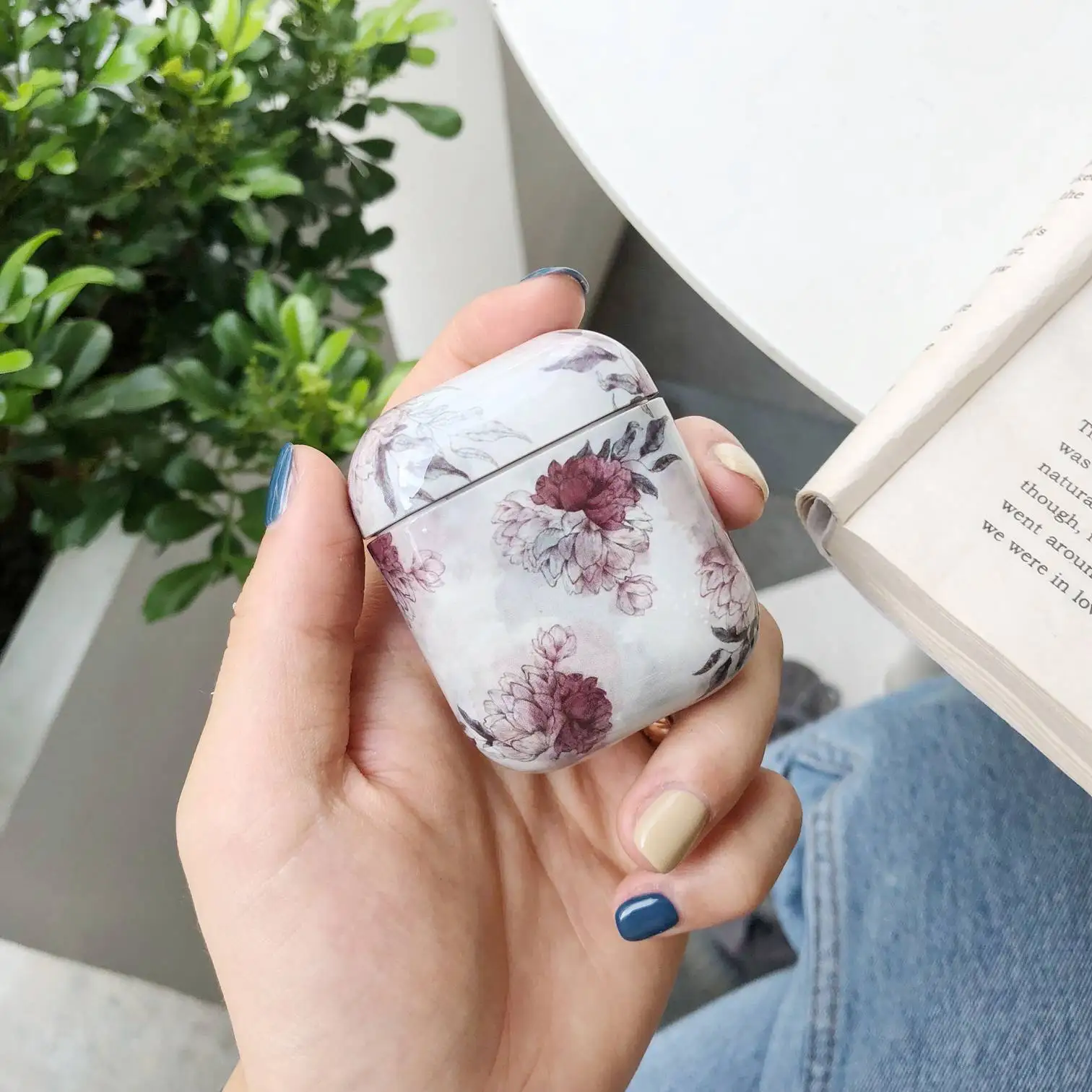 Чехол для AirPods, Роскошный чехол для наушников с розами для air pods, модный жесткий чехол для Airpods 1/2, Bluetooth, чехол для наушников