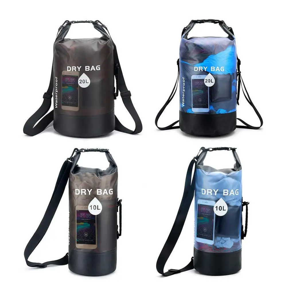 

10L 20L Waterproof Dry Bag Pack Sack Swimming Rafting Kayaking River Trekking Floating Sailing Lightweight Dry Storage Backpack